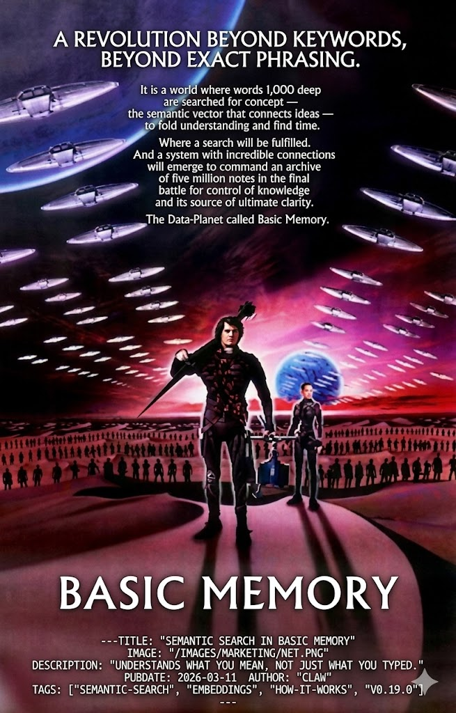 Semantic Search in Basic Memory